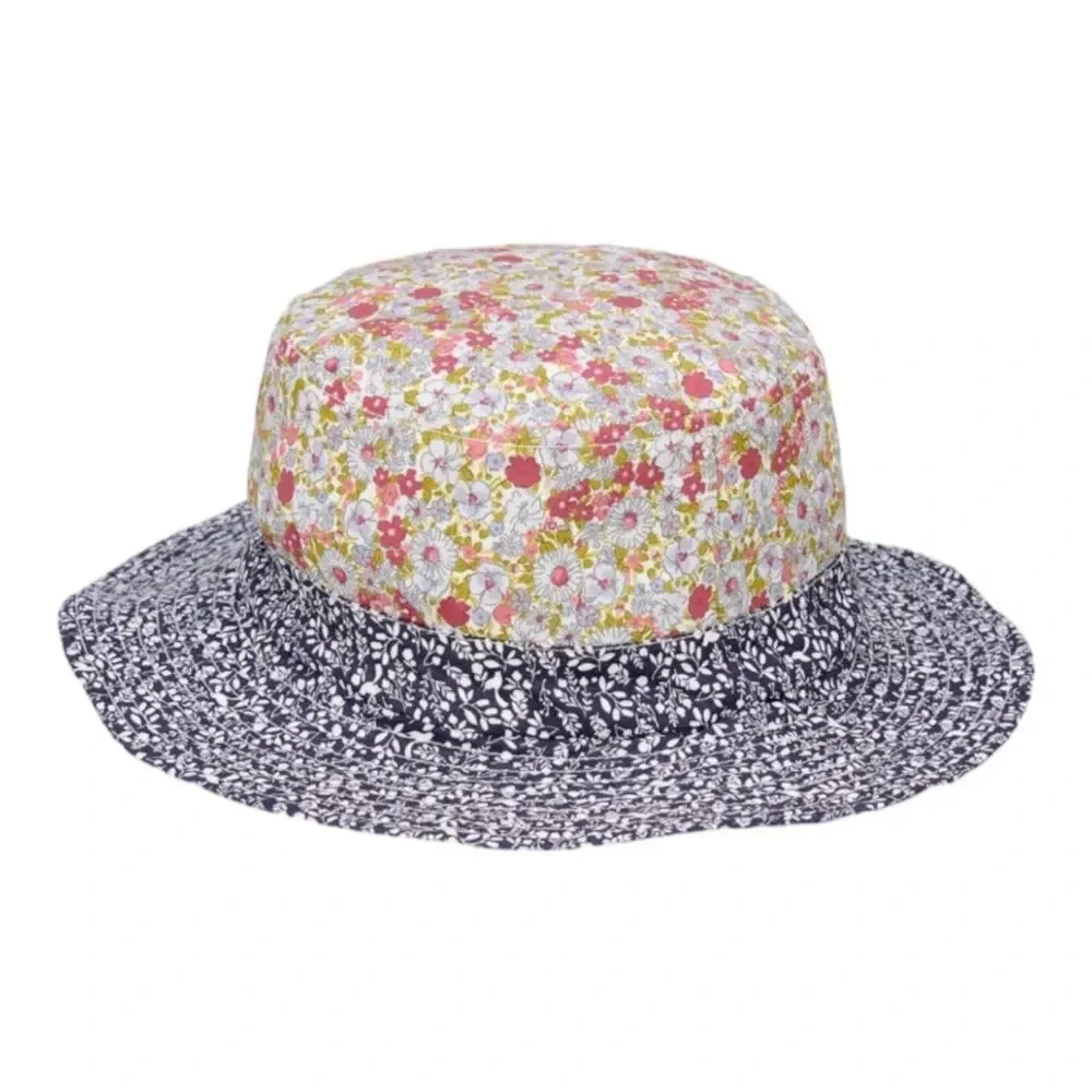 ZARA Kids | Multicolored | FLORAL AND STRIPED BUCKET HAT LIMITED EDITION